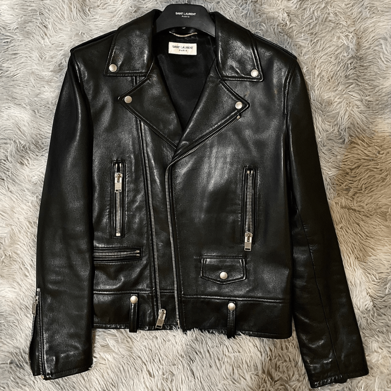 Saint Laurent Paris SLP 13FW L01 Lamb Leather Jacket by Hedi | Grailed