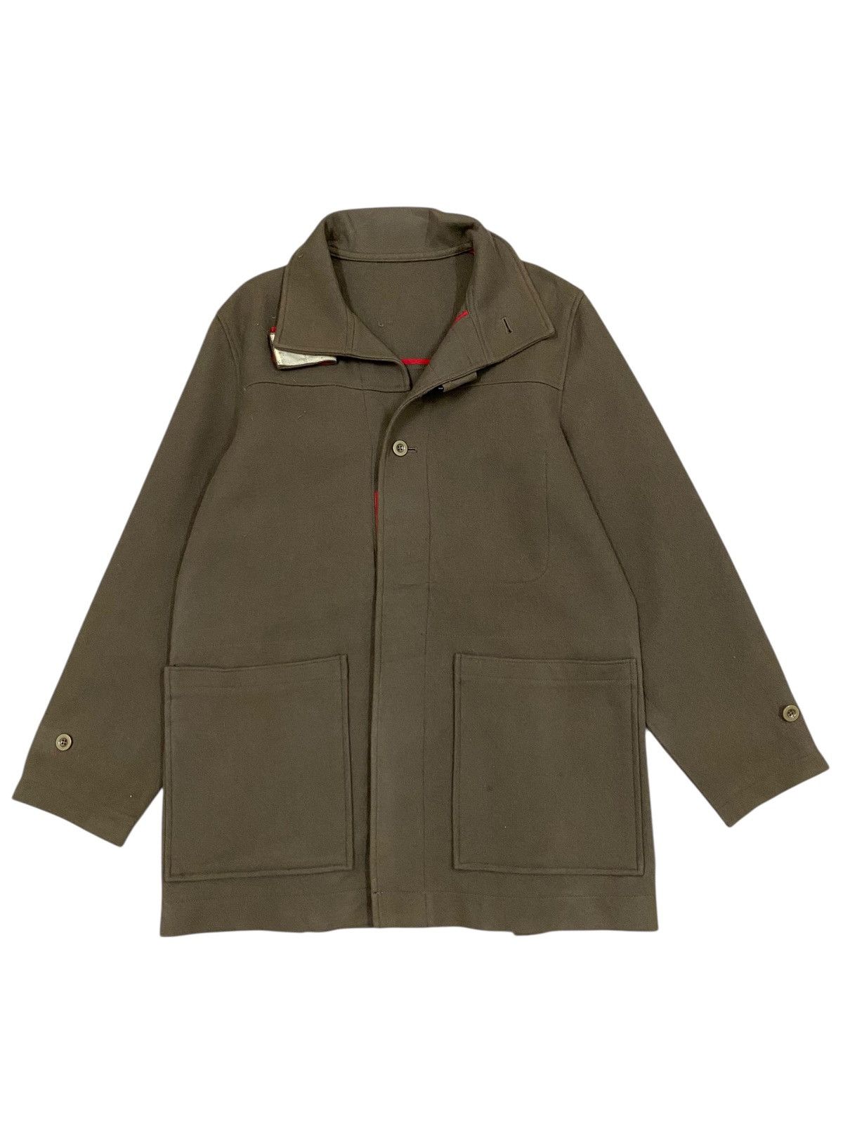 Vtg 291295 Homme Wool Coat Jacket
