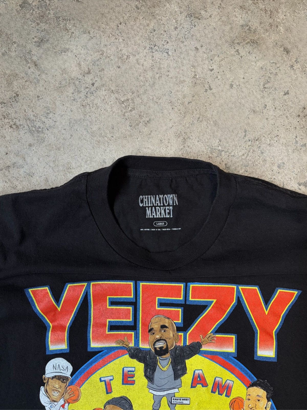 Kanye West 2019 Chinatown Market Yeezy Alumini Tee Size US L / EU 52-54 / 3 - 4 Thumbnail