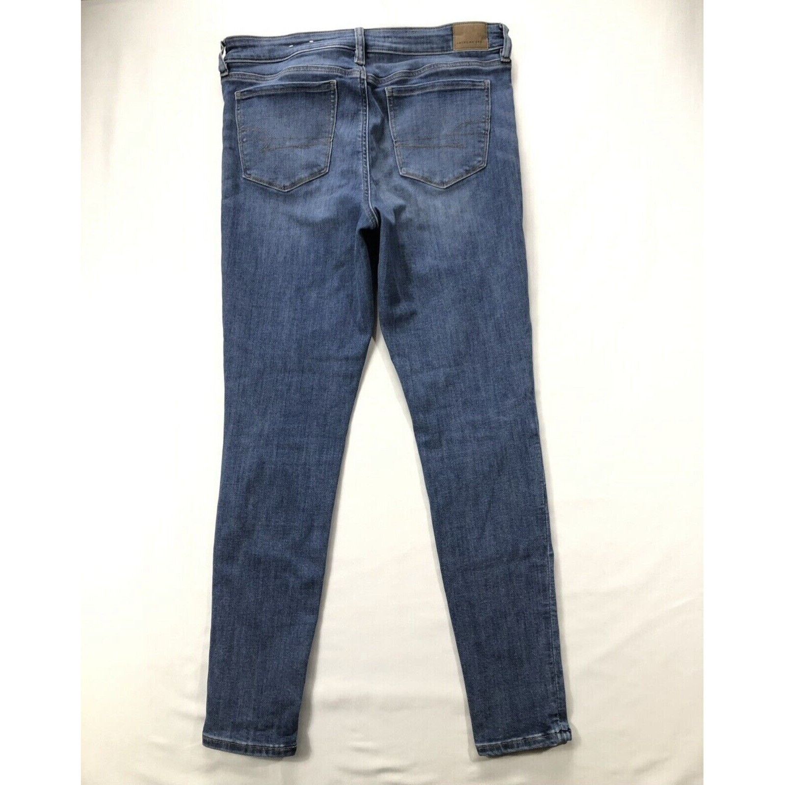 American Eagle Outfitters American Eagle Next Level Jegging Size 14 L Blue Denim Jeans Size 36" / US 14 / IT 50 - 1 Thumbnail