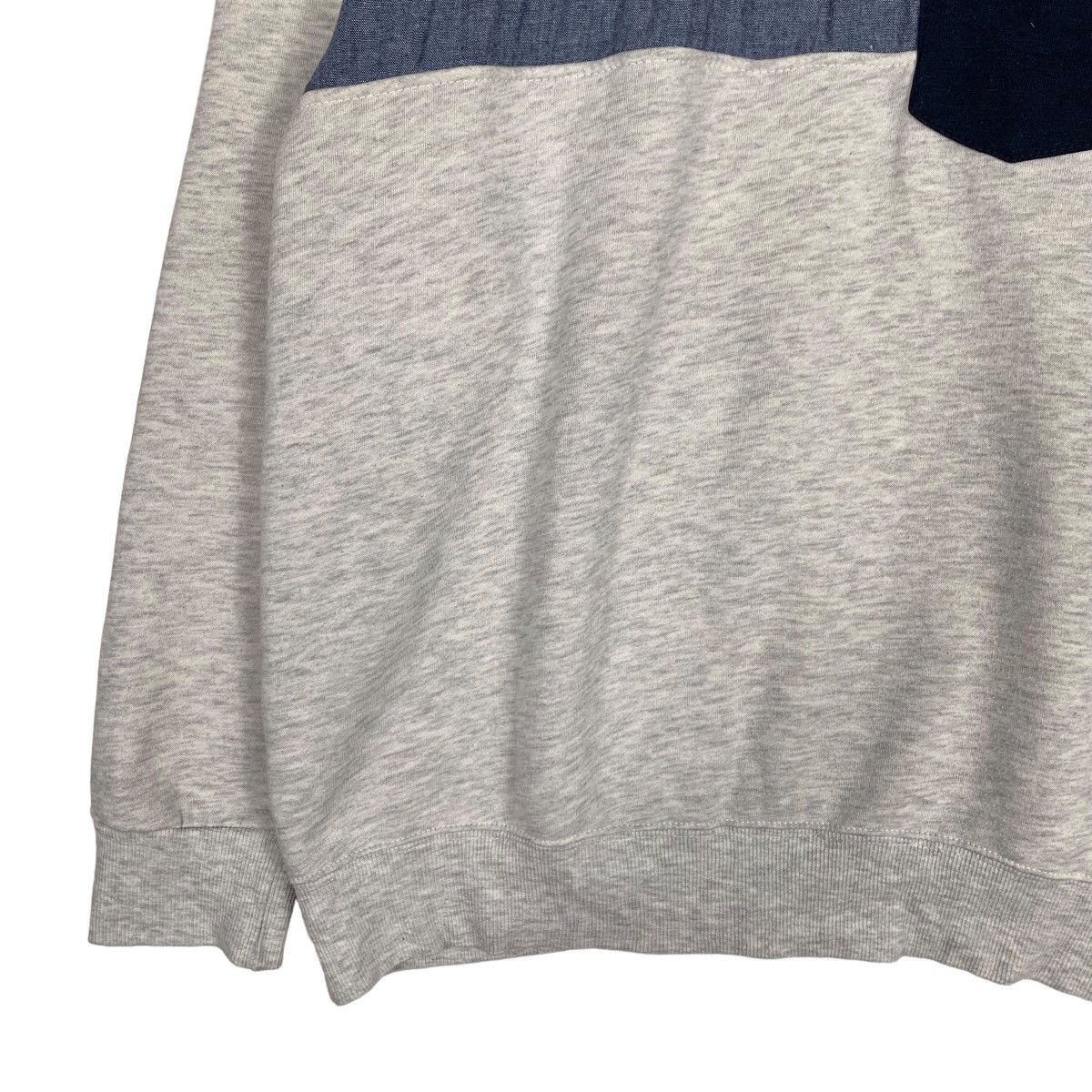 Japanese Brand BALL Half Zip Turtle Neck Colorblock Sweatshirts #0744-C34 Size US L / EU 52-54 / 3 - 3 Thumbnail