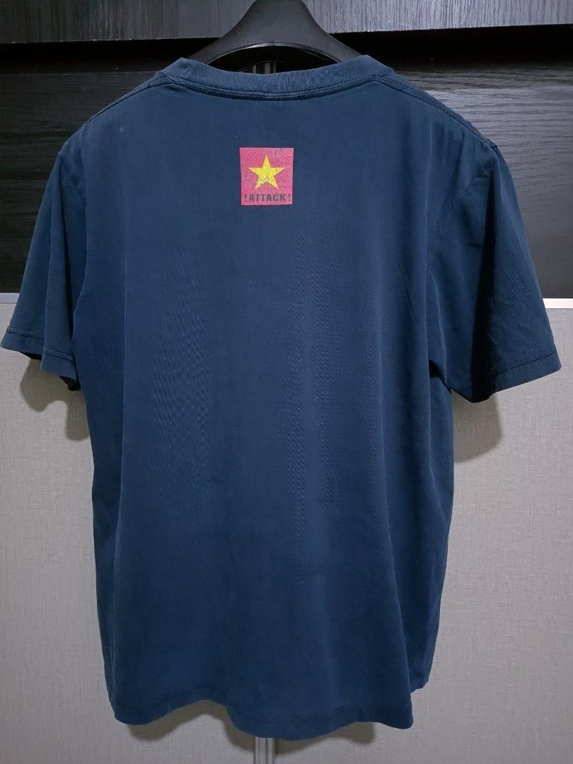 Japanese Brand Vintage Y2K WASHFIRST® “ATTACK!” Graphic Tee Size US M / EU 48-50 / 2 - 3 Thumbnail
