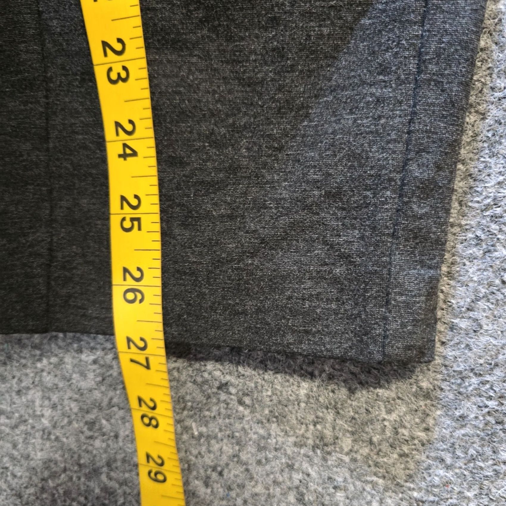 J. Jill J. Jill Pant Women Small Petite Gray Ponte Slim Leg Elastic Waist Casual $ PS XS? Size 28" / US 6 / IT 42 - 7 Thumbnail