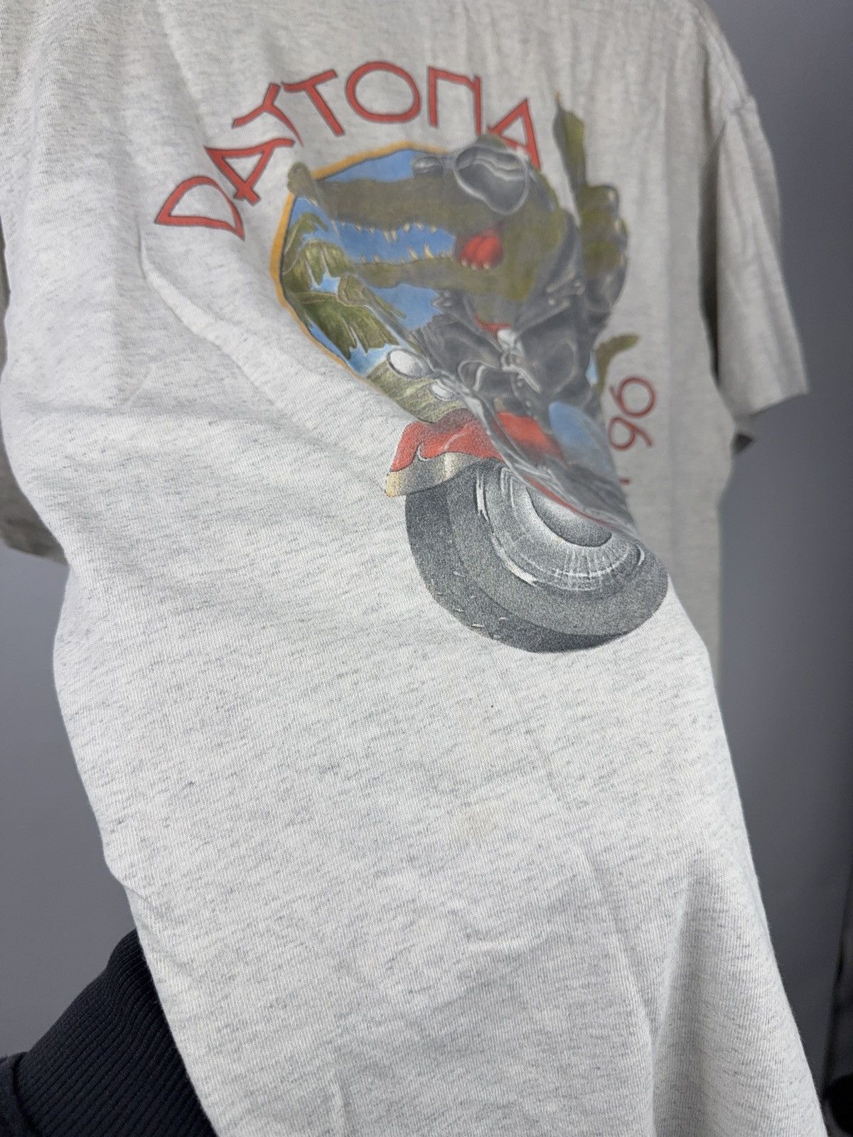 Vintage Vintage 1996 Daytona Bike Moto Week Biker Eagle T Shirt Size US L / EU 52-54 / 3 - 19 Thumbnail