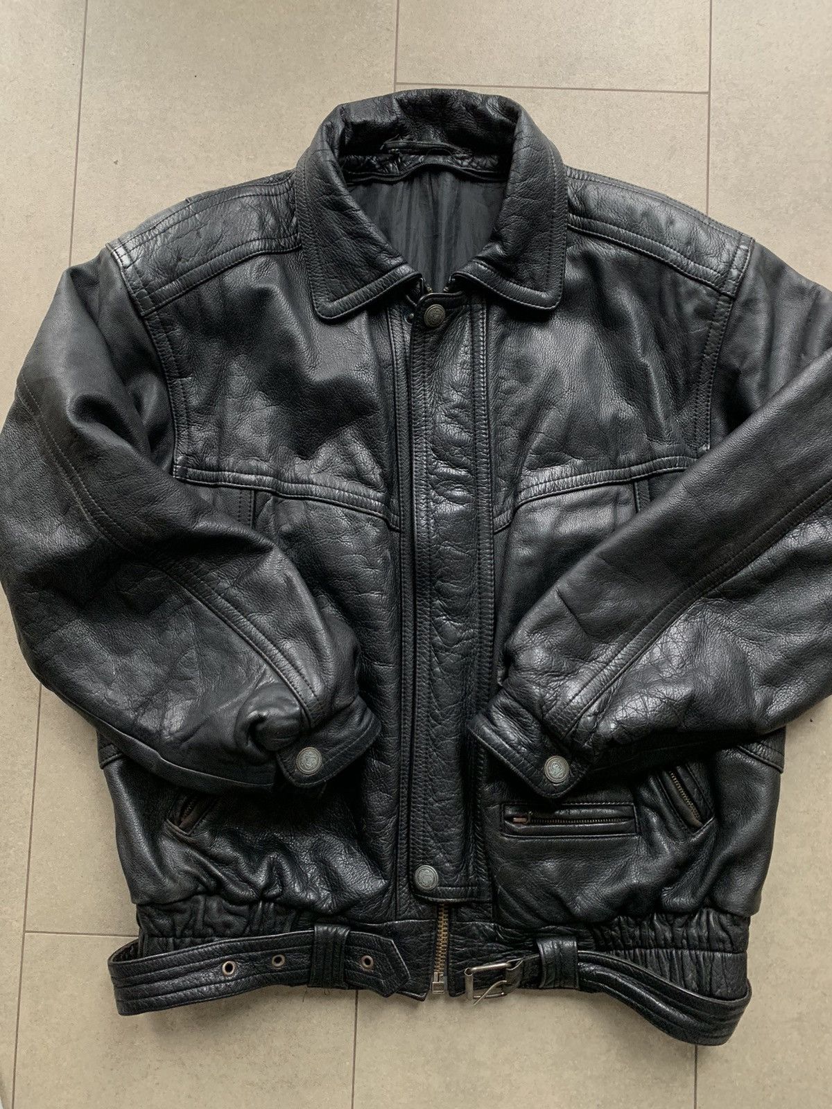 Avirex Vintage Leather Aviator Pilot Leather Jacket Size US L / EU 52-54 / 3 - 4 Thumbnail
