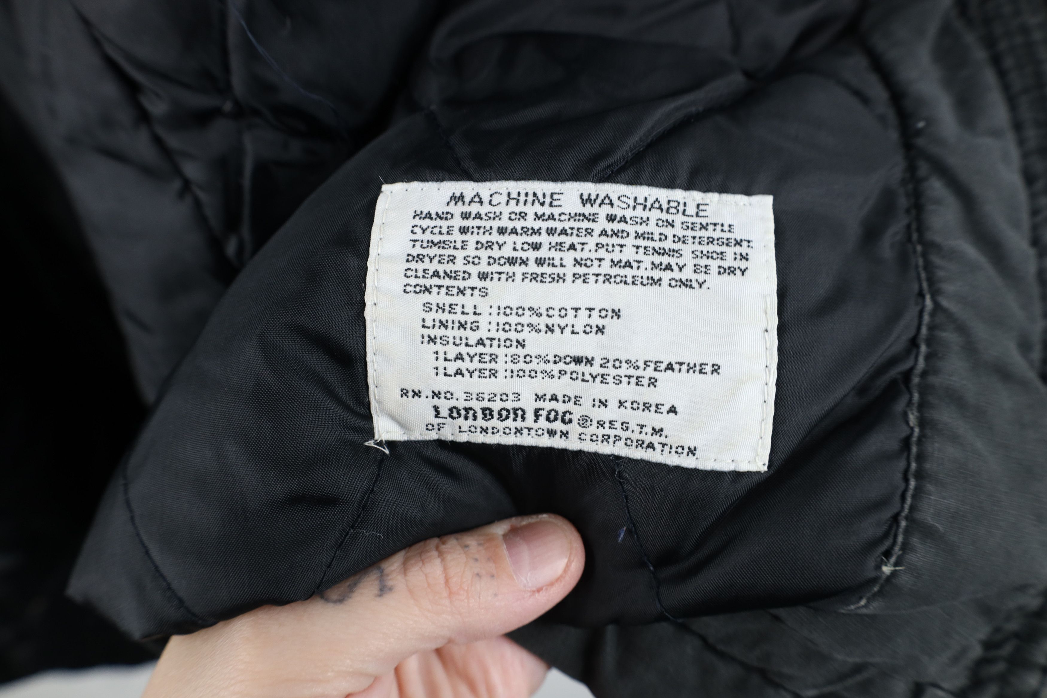 Vintage Vintage 90s Streetwear Duck Down Puffer Military Jacket Size US L / EU 52-54 / 3 - 11 Thumbnail