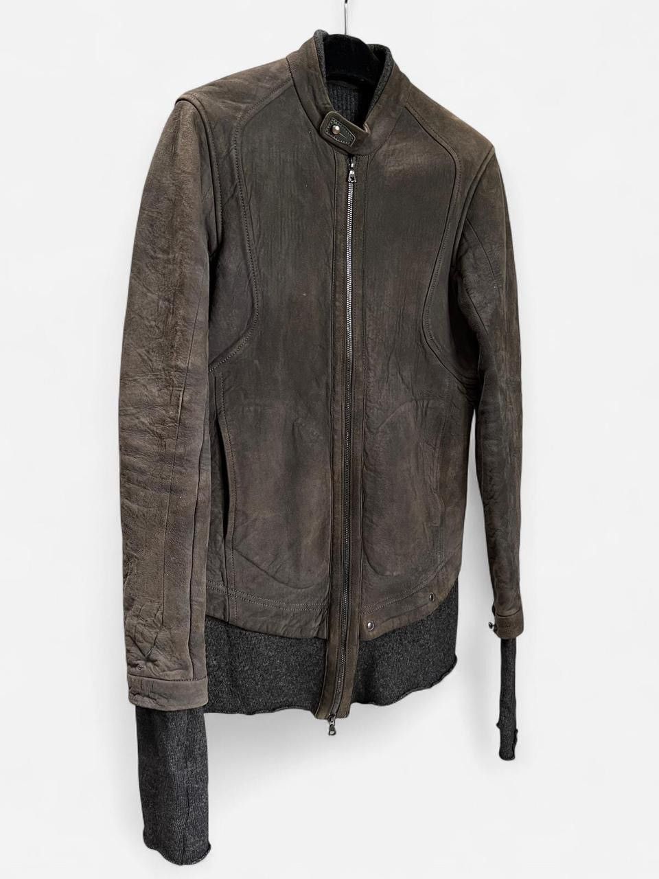 Isaac Sellam Experience Lambskin suede zip up jacket Size US XS / EU 42 / 0 - 1 Thumbnail