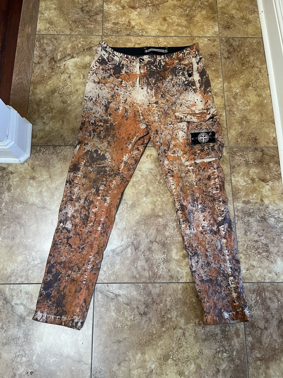 Stone Island AW19 Paintball Camo Pants