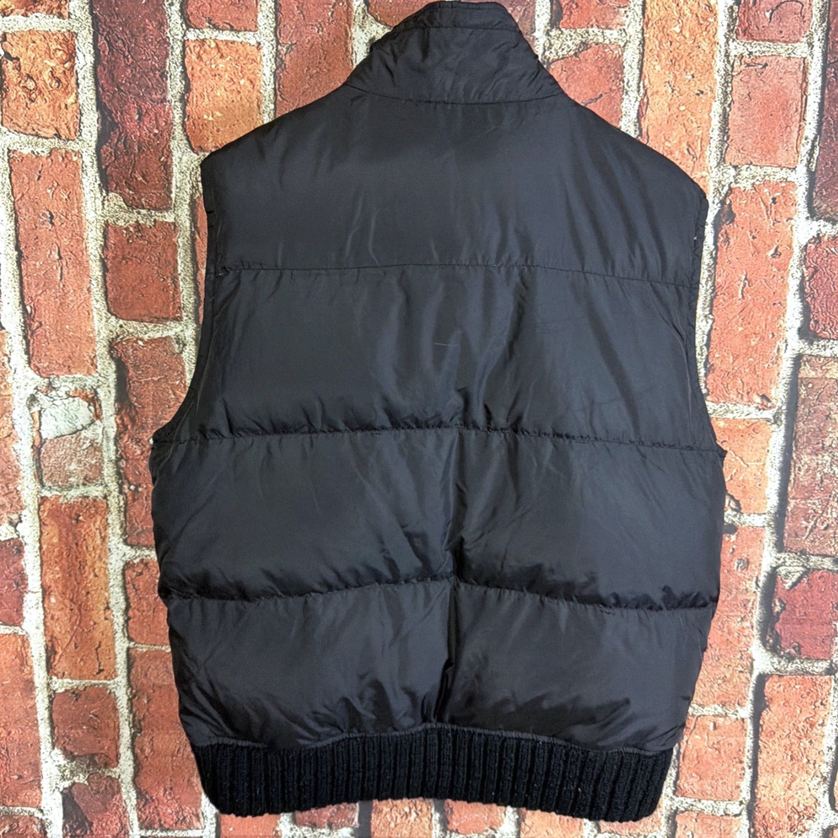 American Eagle Outfitters VINTAGE American Eagle Outfitters Puffer Vest Mens Large Black Logo Down Nylon Full Zip Size US L / EU 52-54 / 3 - 4 Thumbnail