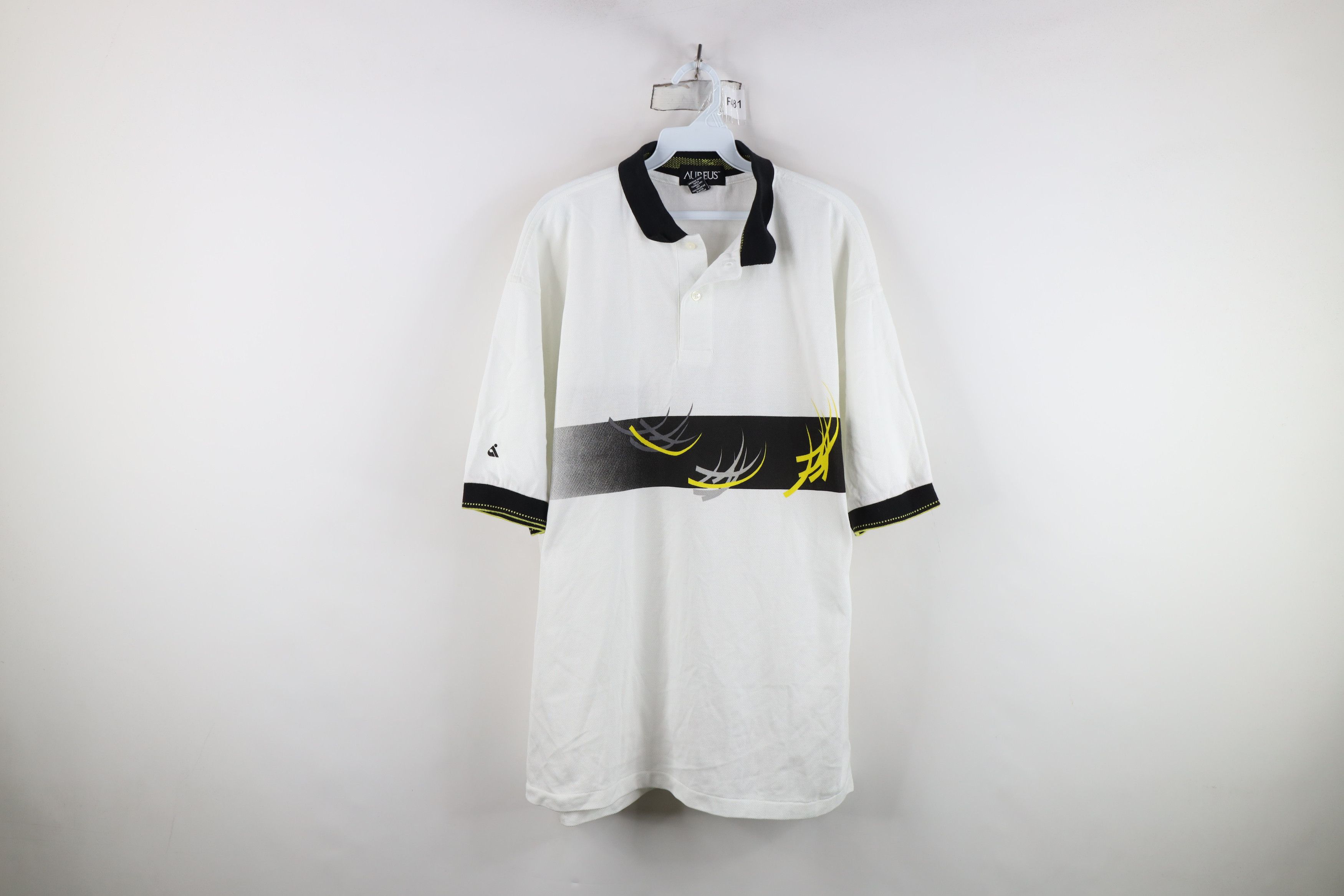 Vintage Vintage 90s Streetwear Pique Cotton Golf Polo Shirt USA Size US XL / EU 56 / 4 - 1 Thumbnail