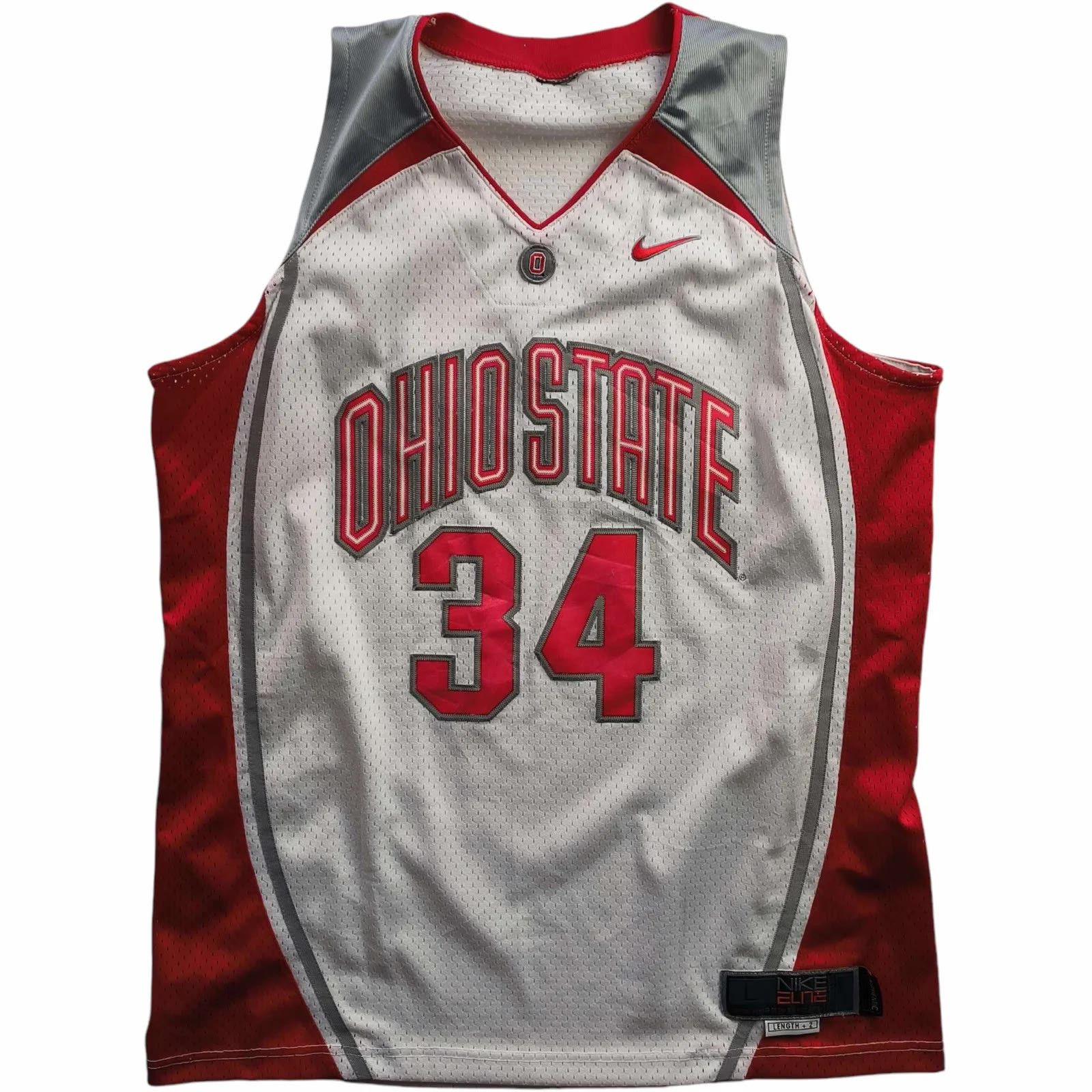 Nike Ohio State #34 Nike NCAA basketball jersey size L Size US L / EU 52-54 / 3 - 1 Thumbnail