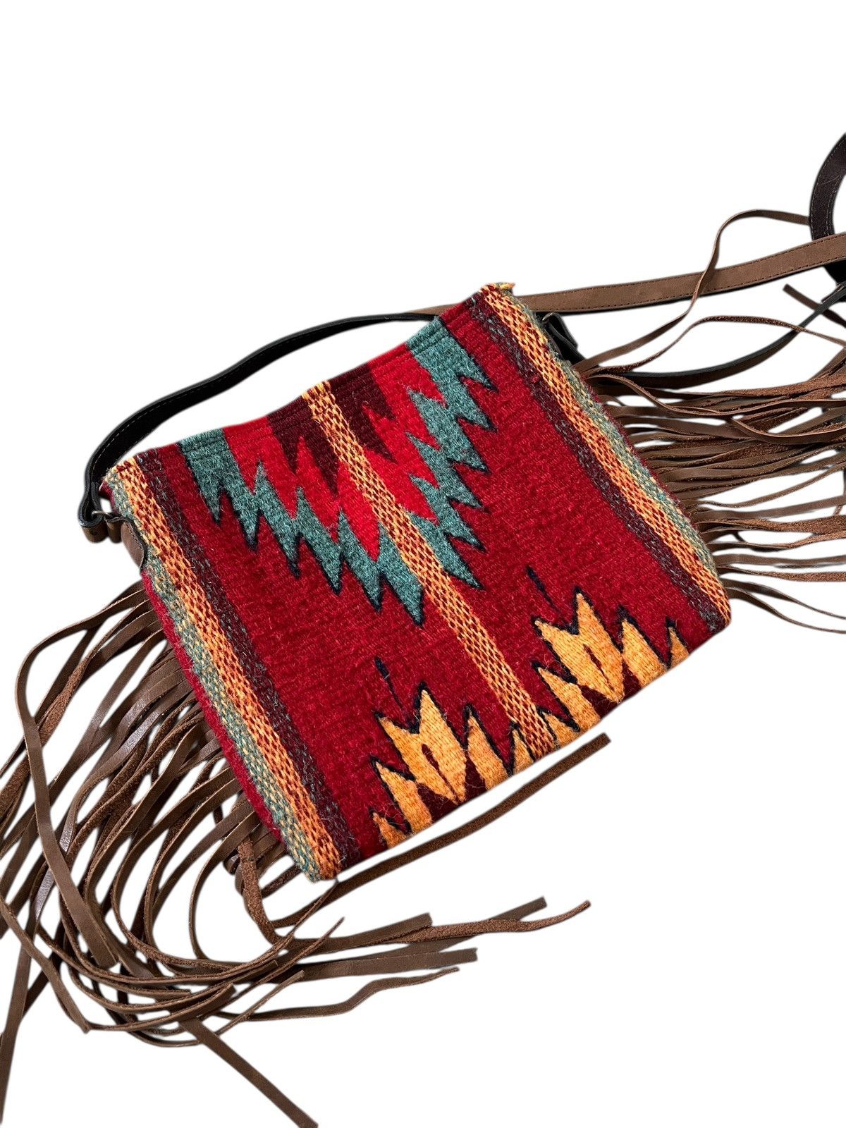 Vintage Manos Zapotecas Handmade Fringe Bag Size ONE SIZE - 8 Thumbnail