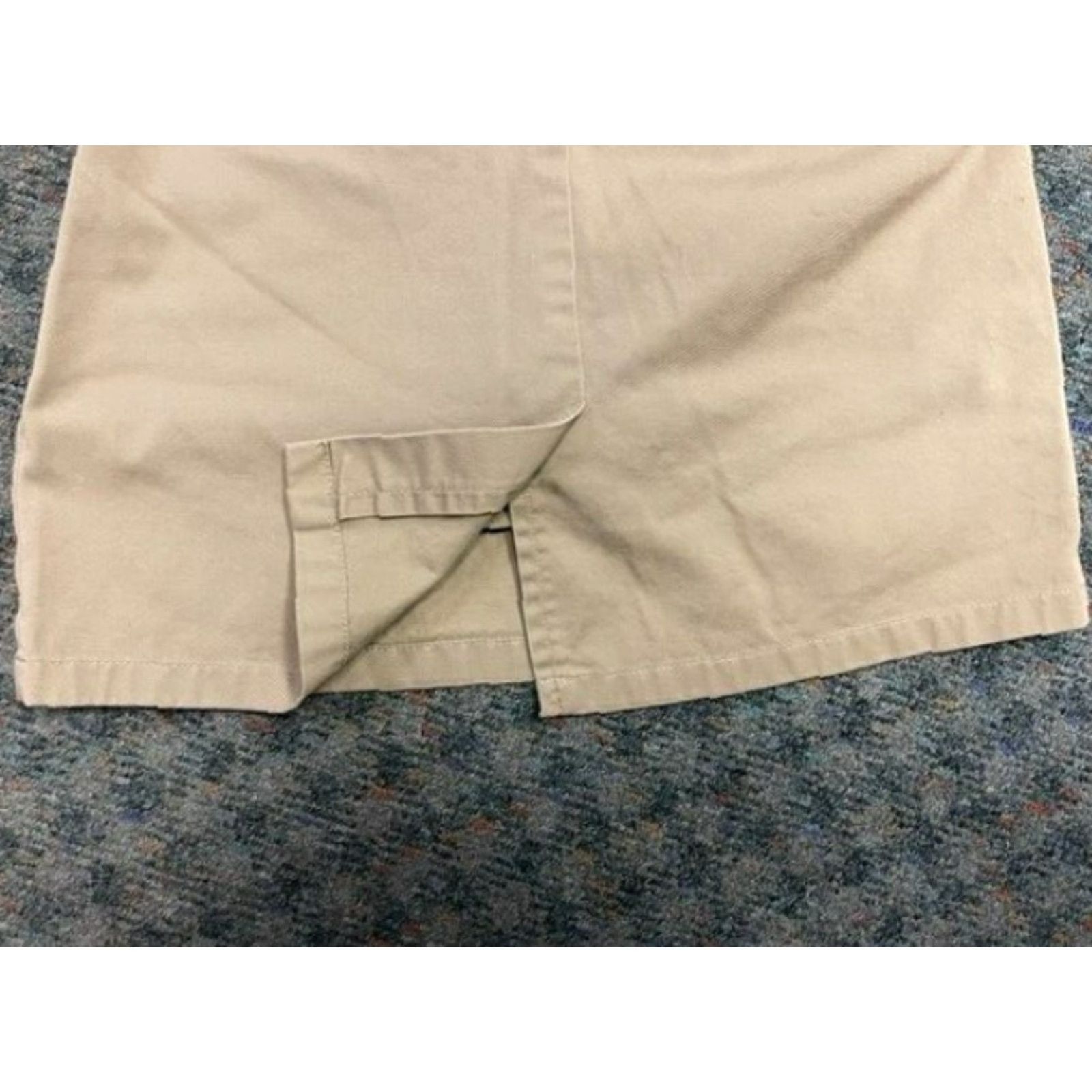 Lands' End Lands' End Skort Mini Skirt Size 1 Regular Women Beige Cotton Twill Golf Tennis Casual Workwear Preppy Short Fall Spring Summer Size 25" / US 0 / IT 36 - 4 Thumbnail