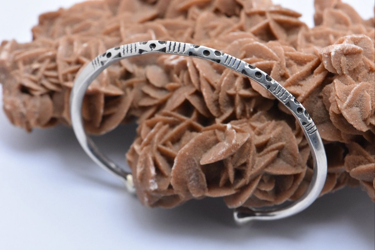 Handmade × Vintage Tuareg bracelet silver , Tuareg cuff sterling silver Size ONE SIZE - 2 Thumbnail