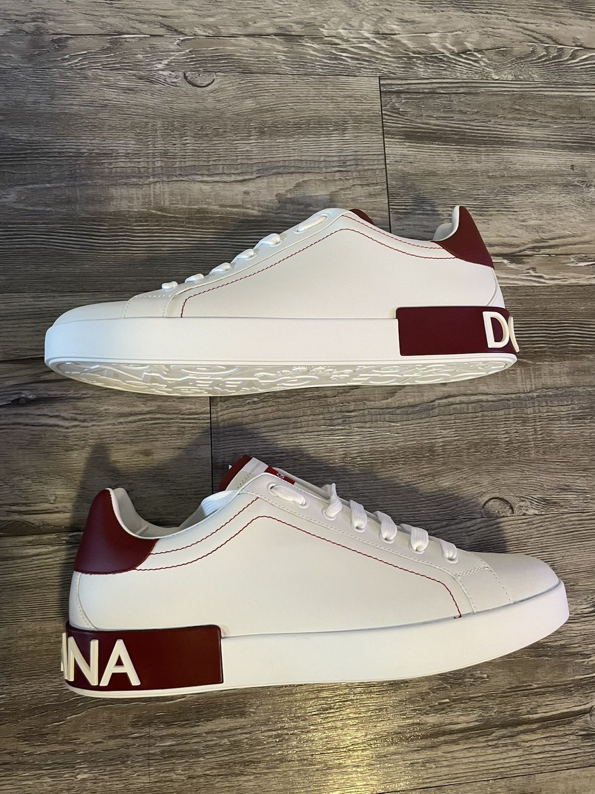 Dolce & Gabbana Dolce & Gabbana CS1760 Red/White Size US 12 / EU 45 - 2 Thumbnail