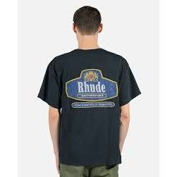 Rhude NEW RHUDE RACING CREST BLACK TEE SZ SMALL Size US S / EU 44-46 / 1 - 1 Thumbnail