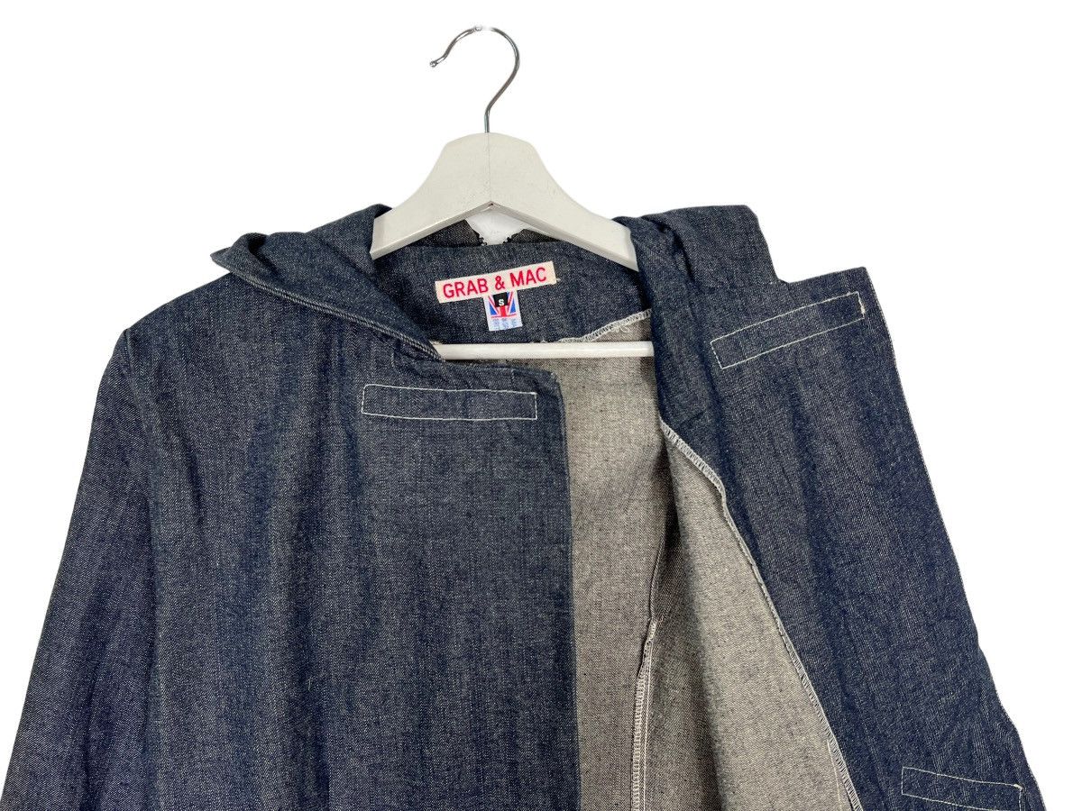 Designer 🔥GRAB & MAC HOODIE SURVIVAL DENIM JACKET MADE IN GREAT BRIT Size US S / EU 44-46 / 1 - 10 Thumbnail