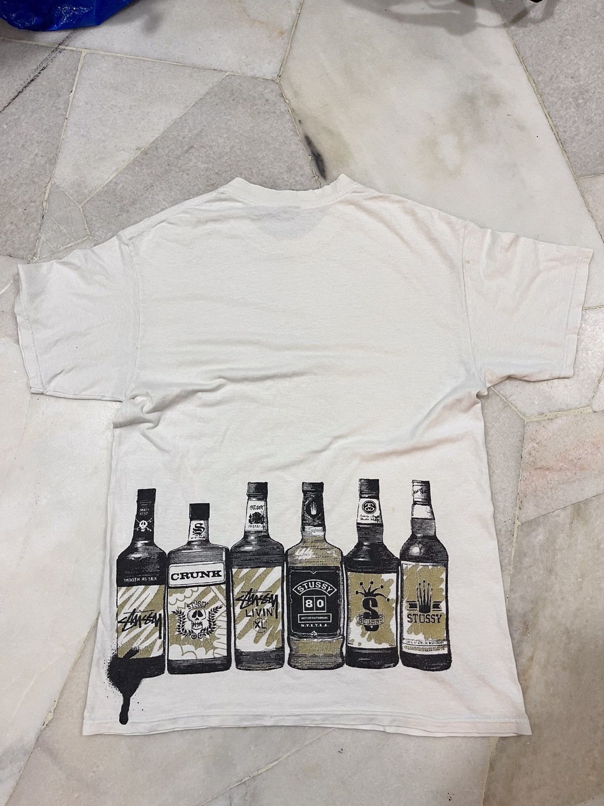Stussy Vintage Stussy Bottle Print Tee Size US M / EU 48-50 / 2 - 2 Thumbnail