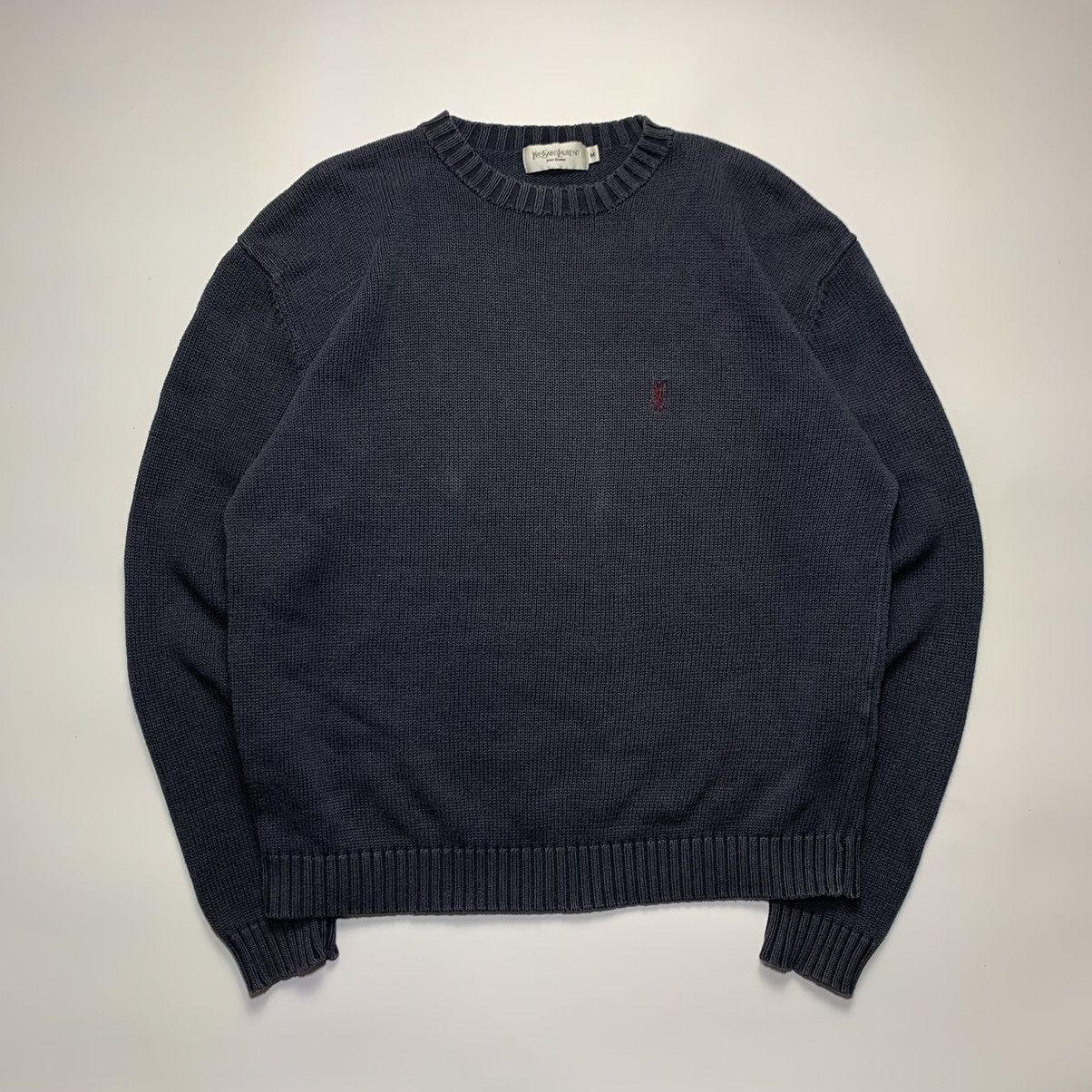 Yves Saint Laurent Vintage YSL Yves Saint Laurent Sweater Knit Size US M / EU 48-50 / 2 - 1 Thumbnail