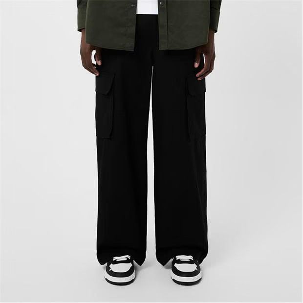 Valentino o1g2r1mq0724 Canvas Cargo Trousers in Black Size US 36 / EU 52 - 3 Thumbnail