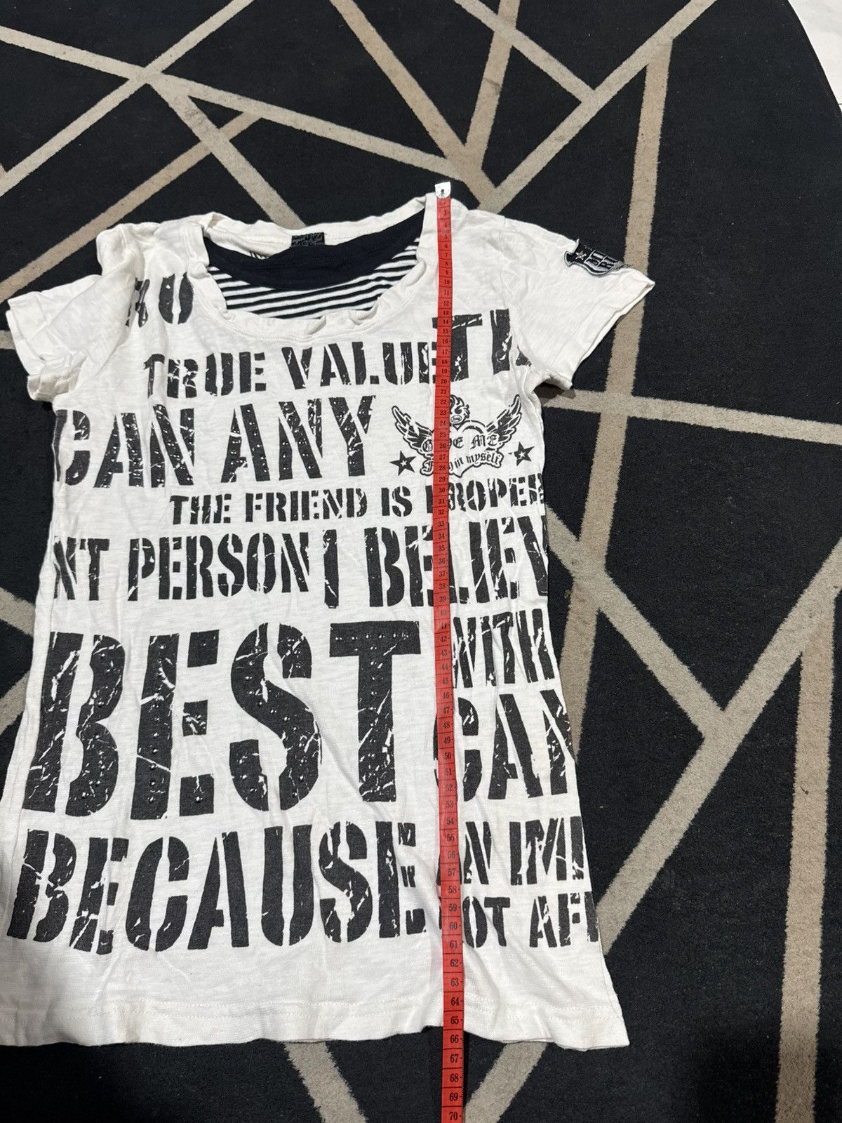 If Six Was Nine Gothic Punk Styled Poem Virgirl Tees Lgb goa styled Size US S / EU 44-46 / 1 - 6 Thumbnail
