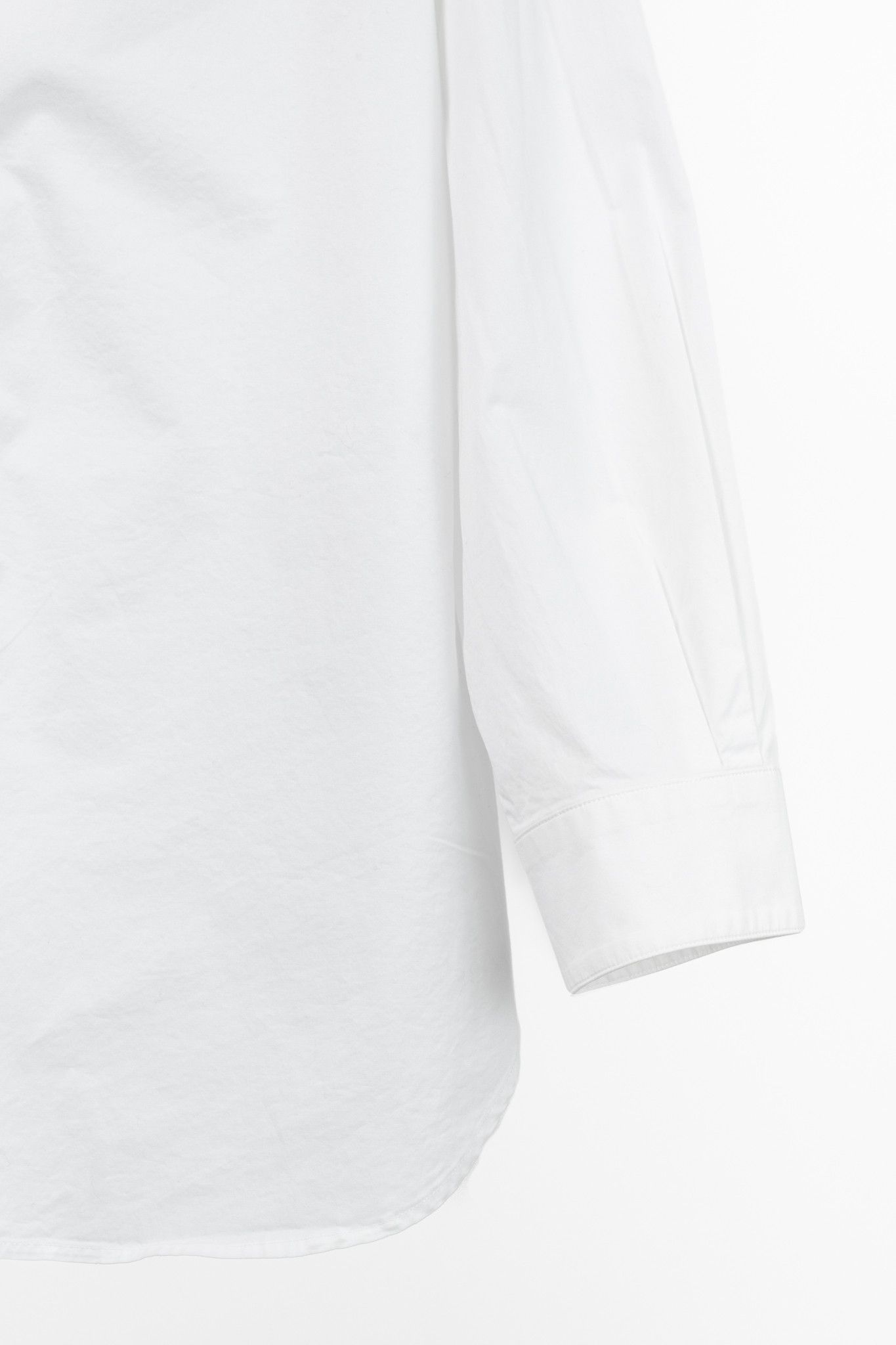 Burberry Burberry White Cotton-Poplin Scalloped-Trim Buttoned Shirt Size L / US 10 / IT 46 - 7 Thumbnail