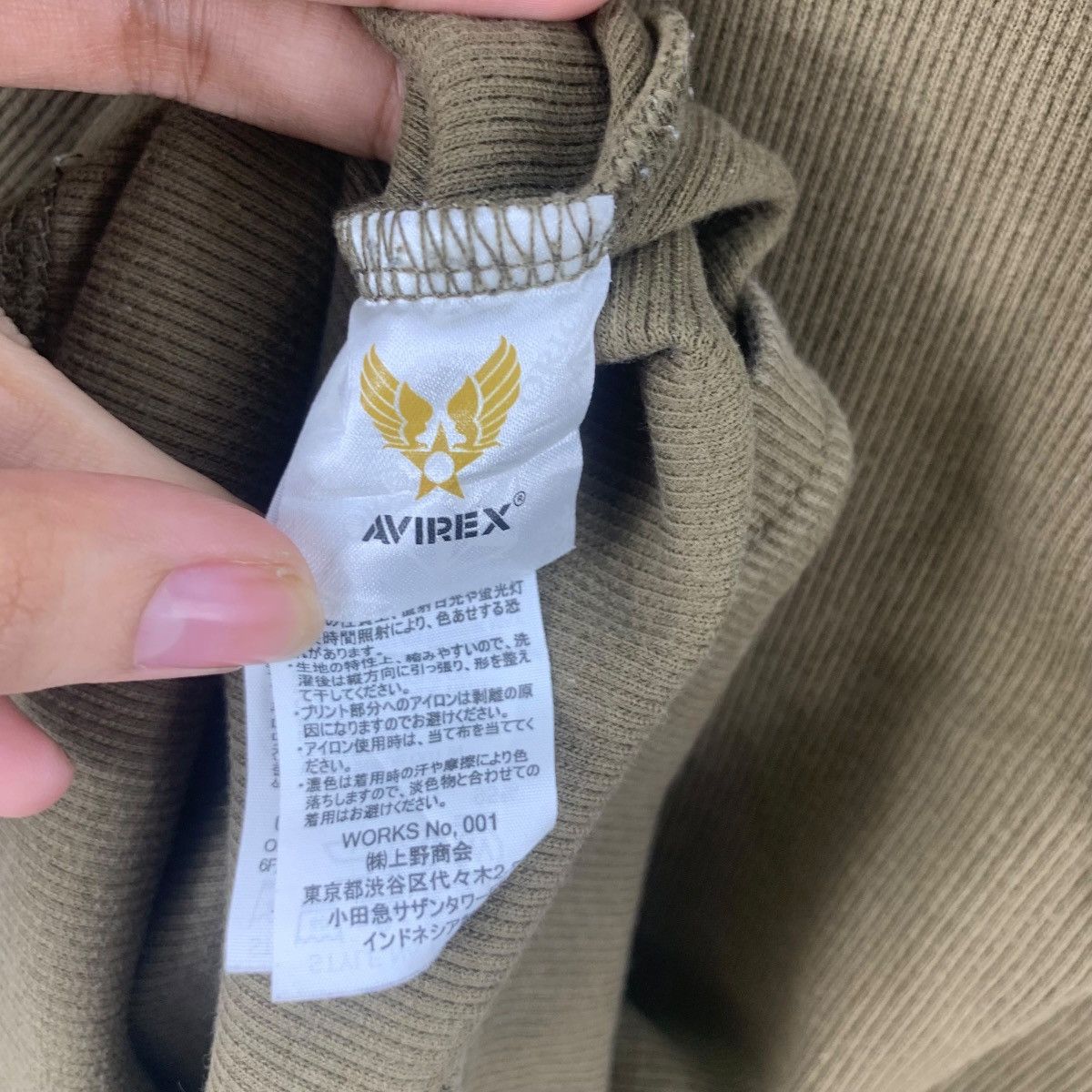 Avirex Vintage AVIREX USA AMERICAN Classic Waffle Tee Shirt Top Size L / US 10 / IT 46 - 9 Thumbnail