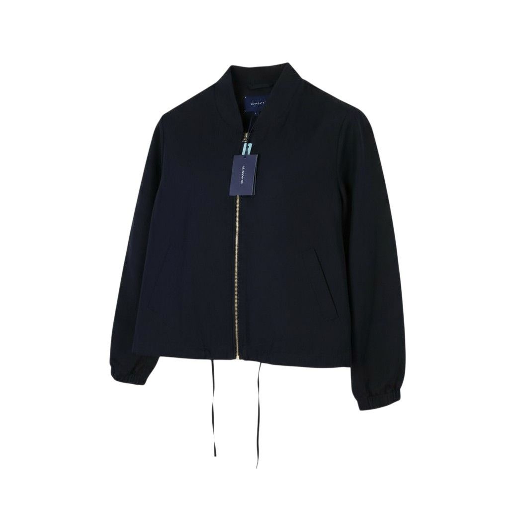 Gant LINEN BLEND BLOUSON L Evening Blue Bomber Jacket 87279 Size L / US 10 / IT 46 - 1 Thumbnail