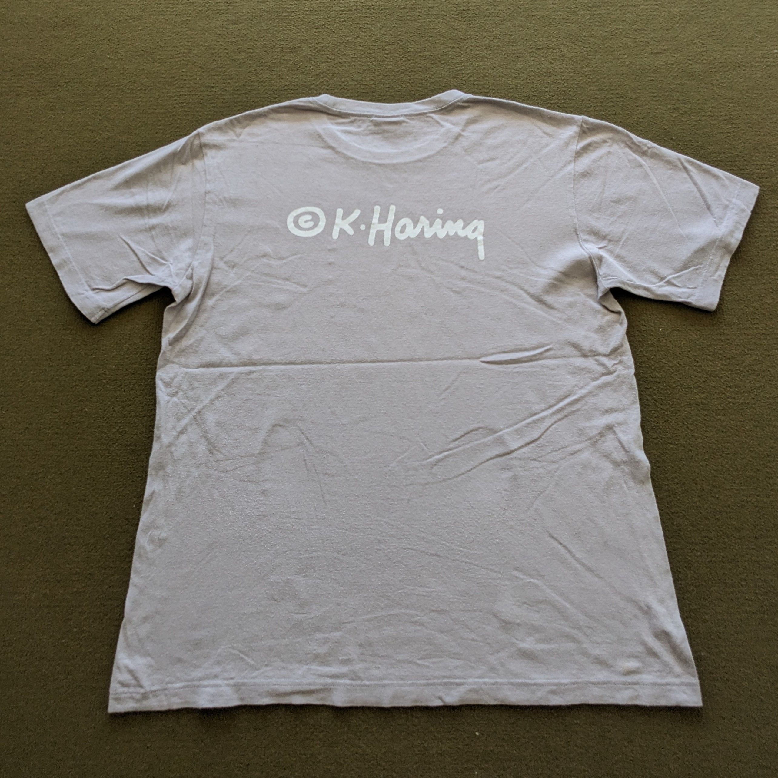 Keith Haring Vintage KEITH HARING Fashion Designer Brand T-shirt Size US L / EU 52-54 / 3 - 1 Thumbnail