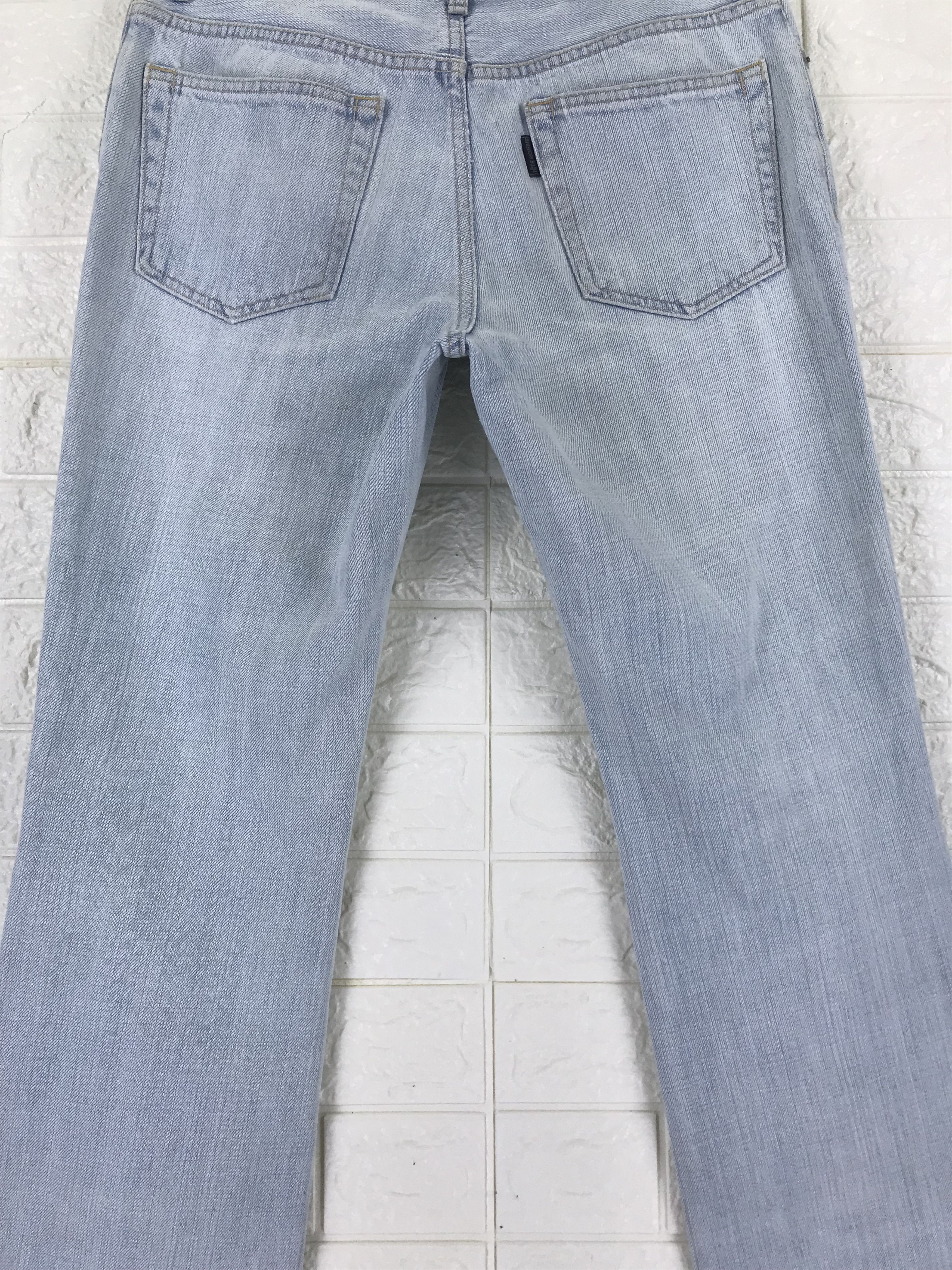 Issey Miyake Tete Homme x Issey Miyake Light Wash Flare Jeans Size US 28 / EU 44 - 7 Thumbnail
