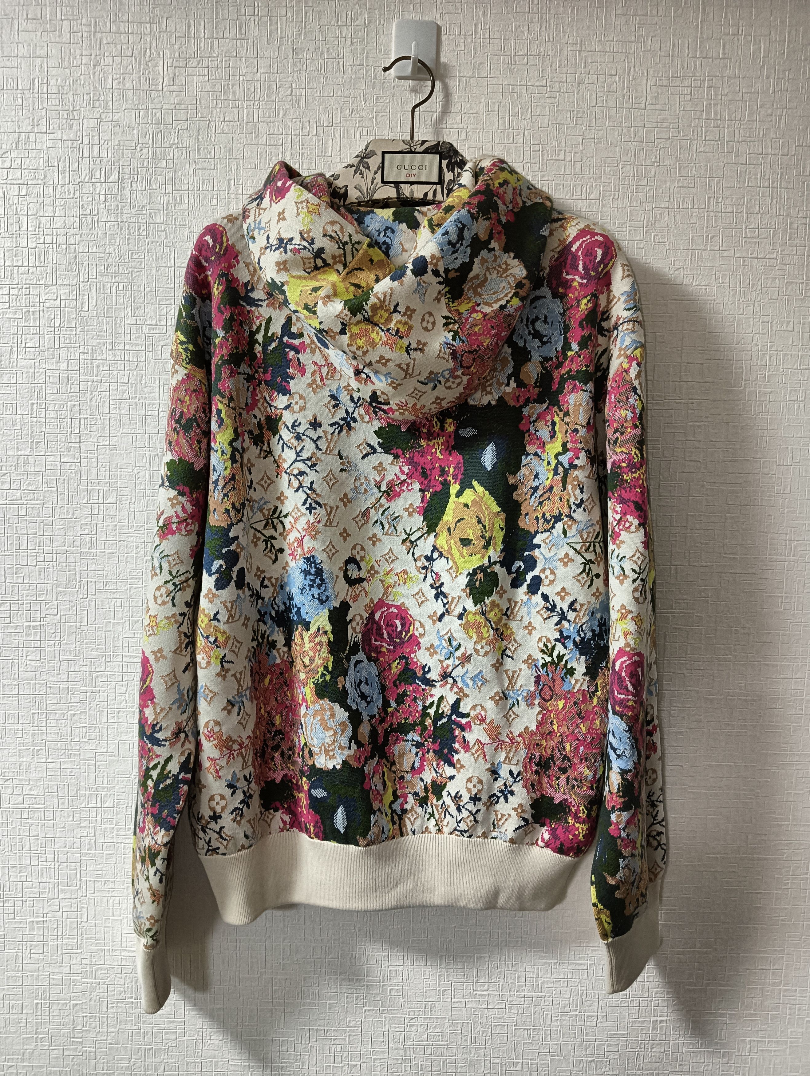 Louis Vuitton Flower Graphic Jacquard Hoodie Size US S / EU 44-46 / 1 - 2 Thumbnail