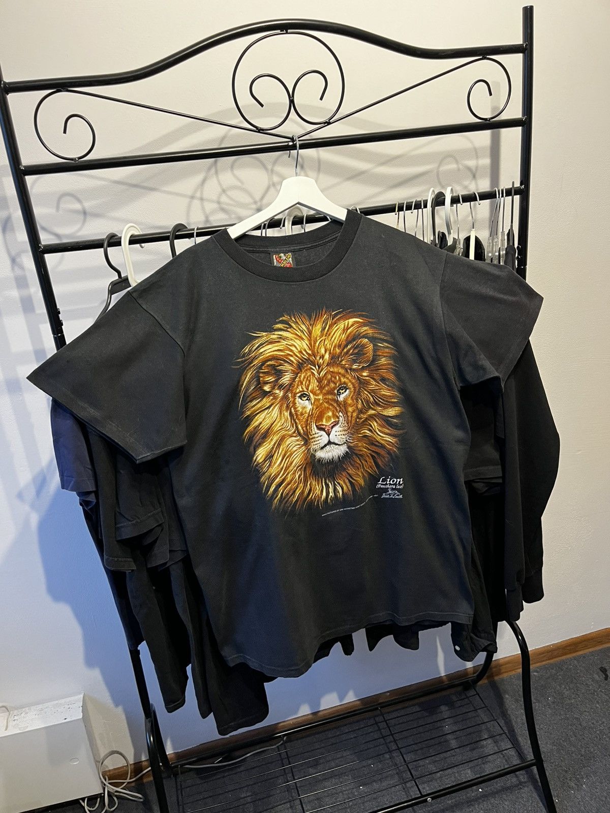 Harley Davidson × Vintage Vintage tee lion animal 3d emblem 90s 1992 Size US L / EU 52-54 / 3 - 2 Thumbnail