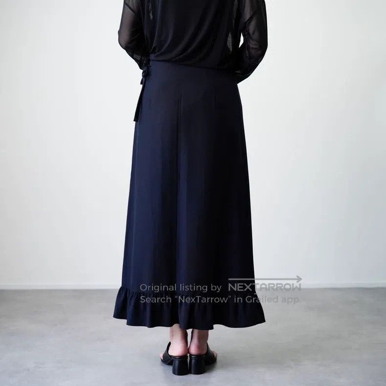 Comme des Garcons Comme Des Garcons size M Ruffled Hem Ribbon Wool Skirt Size 23" - 3 Thumbnail