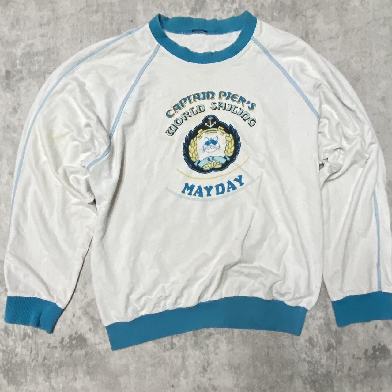 Other White and blue Captain Pier's World Sailing Mayday Size US S / EU 44-46 / 1 - 1 Thumbnail