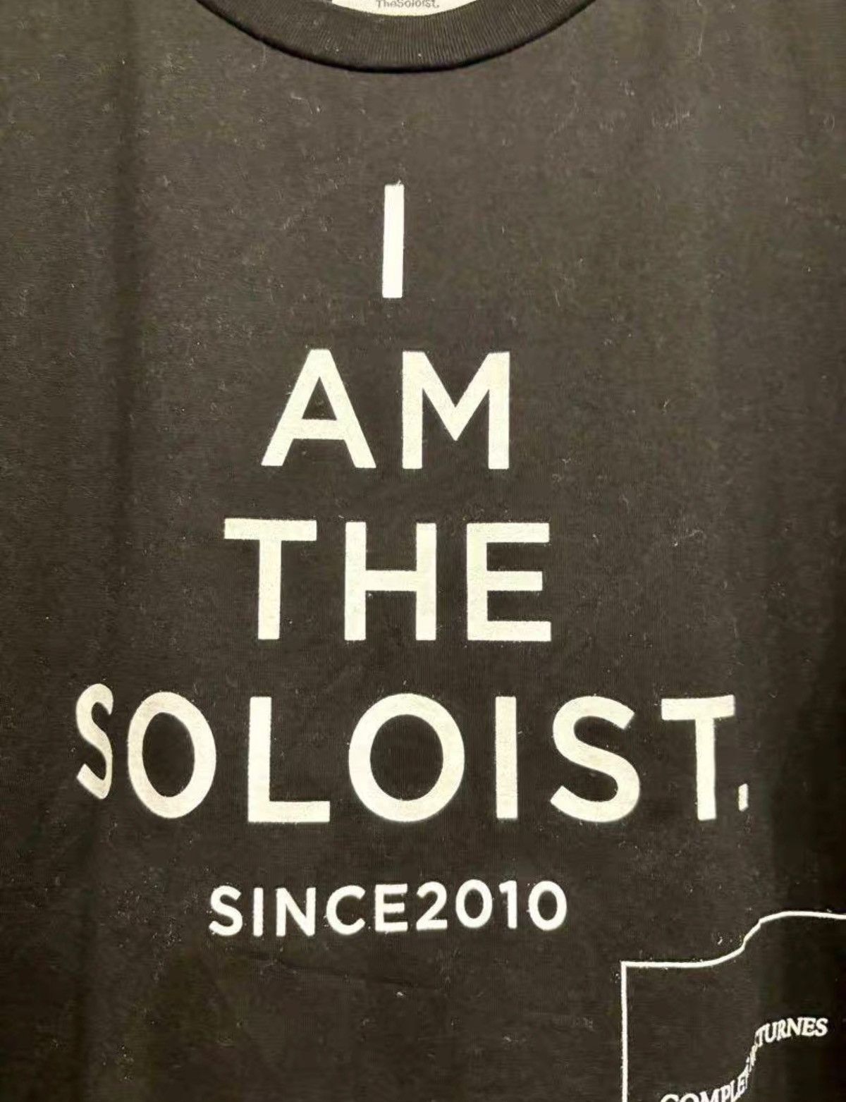 Takahiromiyashita The Soloist. The Soloist Fall/Winter 2019 Slogan T-Shirt Size US M / EU 48-50 / 2 - 3 Thumbnail