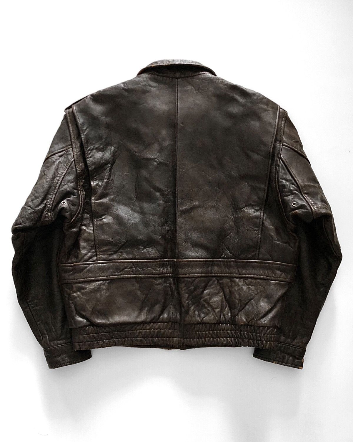 Chevignon LATE 1980's VINTAGE CHEVIGNON LEATHER JACKET Size US L / EU 52-54 / 3 - 7 Thumbnail