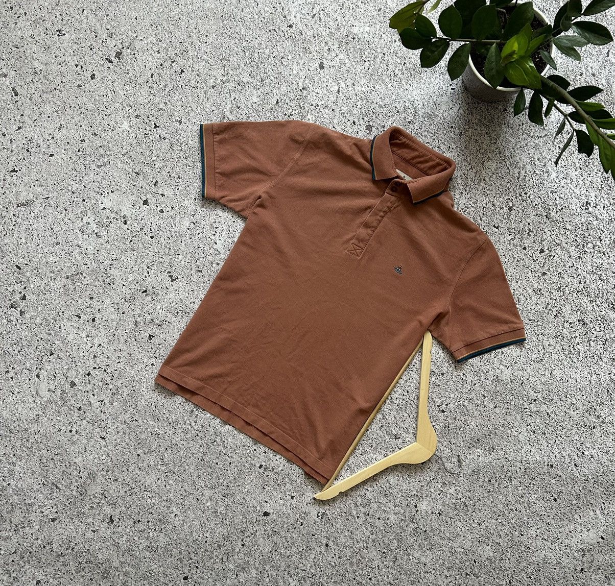 Designer × Vivienne Westwood Vivienne Westwood Small Logo Polo Shirt Size US XL / EU 56 / 4 - 1 Thumbnail