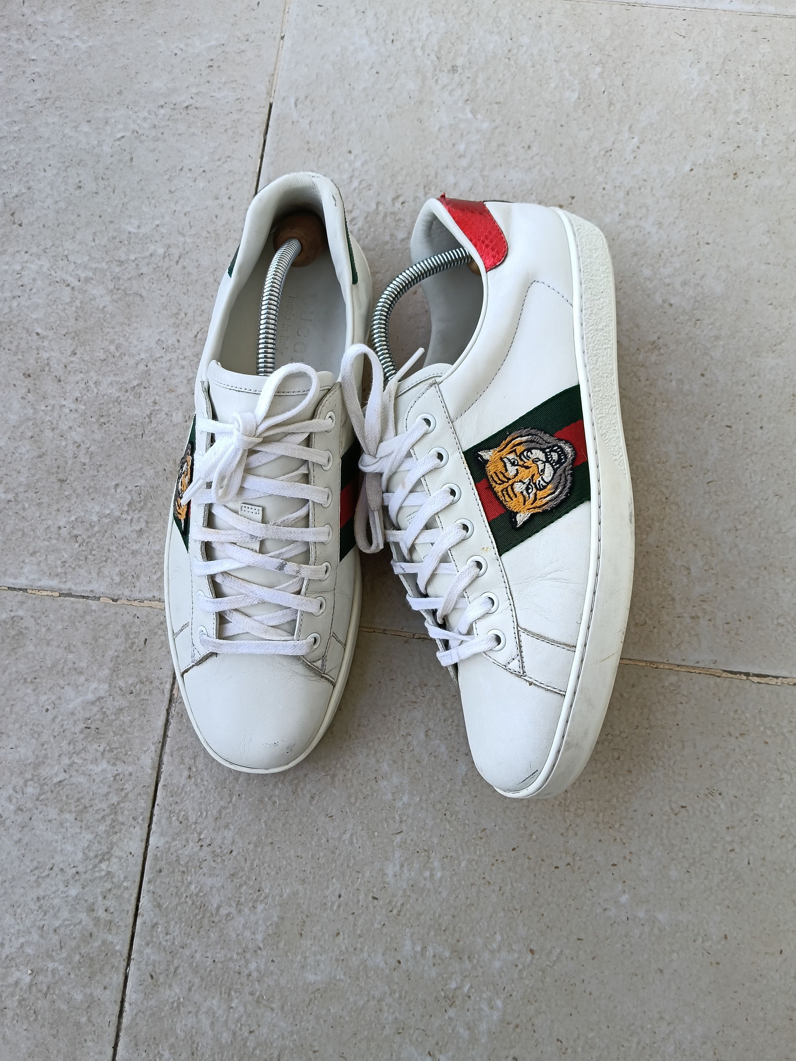 Gucci Gucci ace embroidered Tiger low top sneakers Size US 10 / EU 43 - 4 Thumbnail