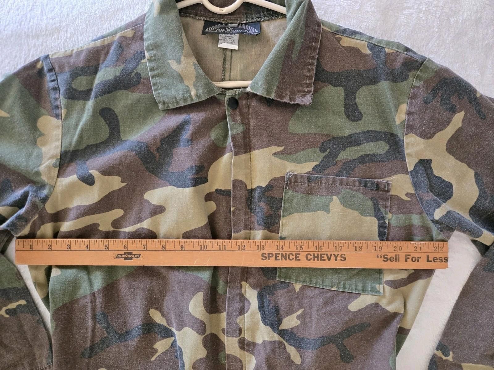 Other Vintage All Weather Outerwear Camo Coveralls Mens M USA MADE Size ONE SIZE - 8 Thumbnail