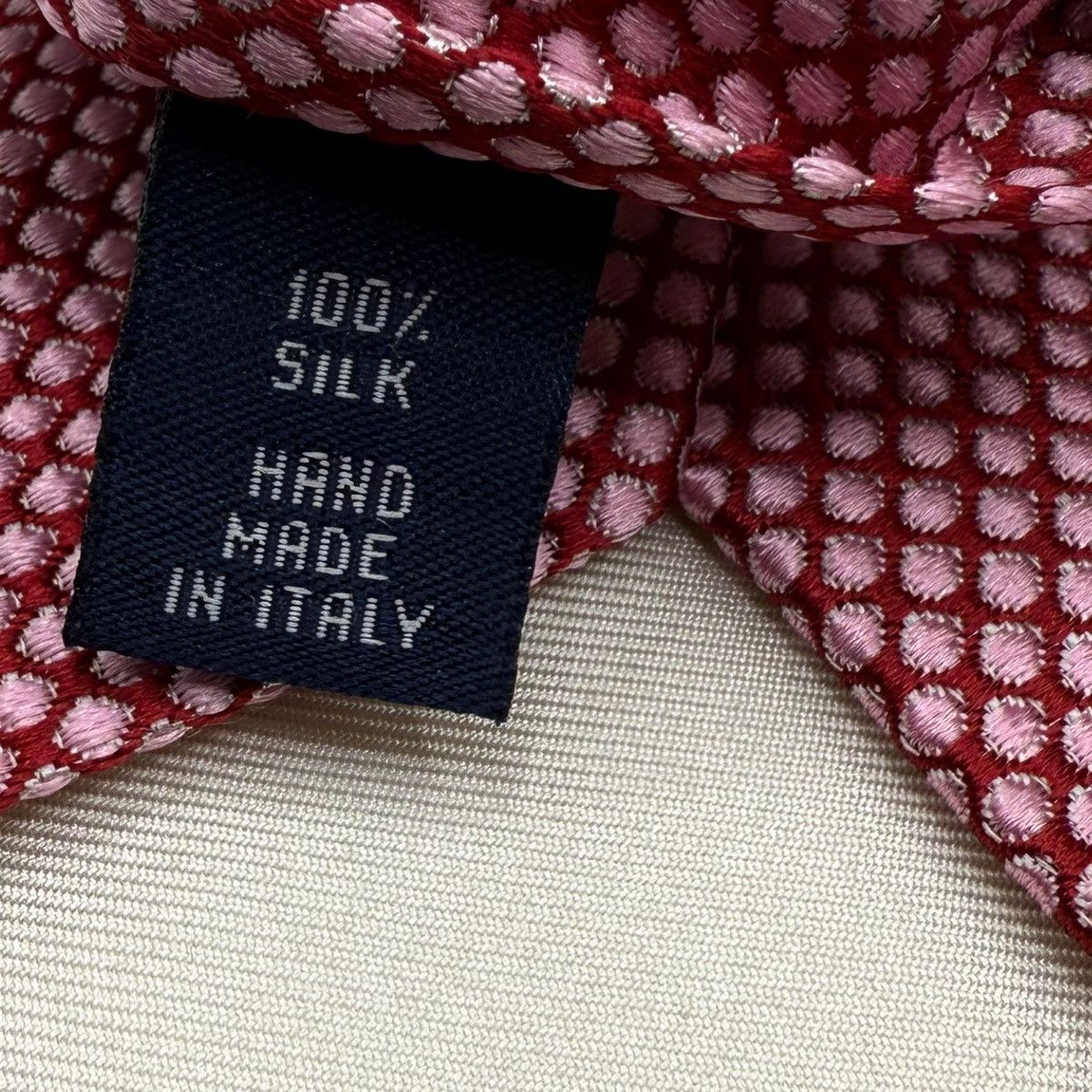 Other Enzo Sartori Silk Tie, Red & Pink, Made in Italy, Like New Size ONE SIZE - 5 Thumbnail