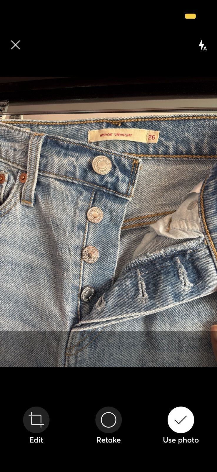 Levi's Levi's Women's Wedgie Straight Jeans Size 27" / US 4 / IT 40 - 4 Thumbnail