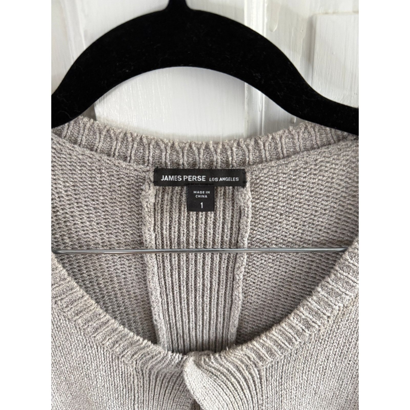 James Perse James Perse Cardigan Beige Super Soft - Size 1/SM Size S / US 4 / IT 40 - 2 Thumbnail