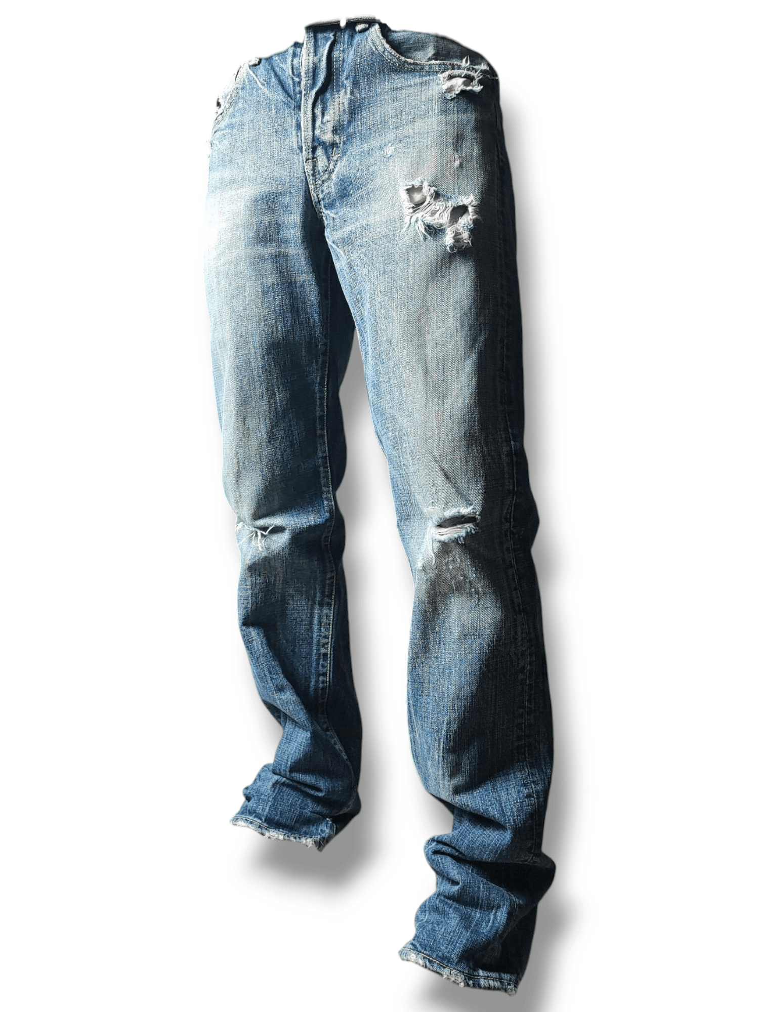 Spellbound Vintage 90s Spellbound Domingo Mudwash Distressed Denim Size US 32 / EU 48 - 2 Thumbnail