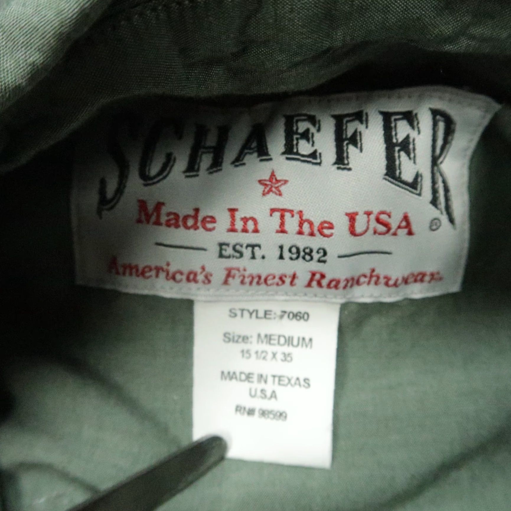 Vintage Schaefer Outfitter Shirt Men Medium Green Long Sleeve Button-Down Workwear 7070 Size US M / EU 48-50 / 2 - 3 Thumbnail