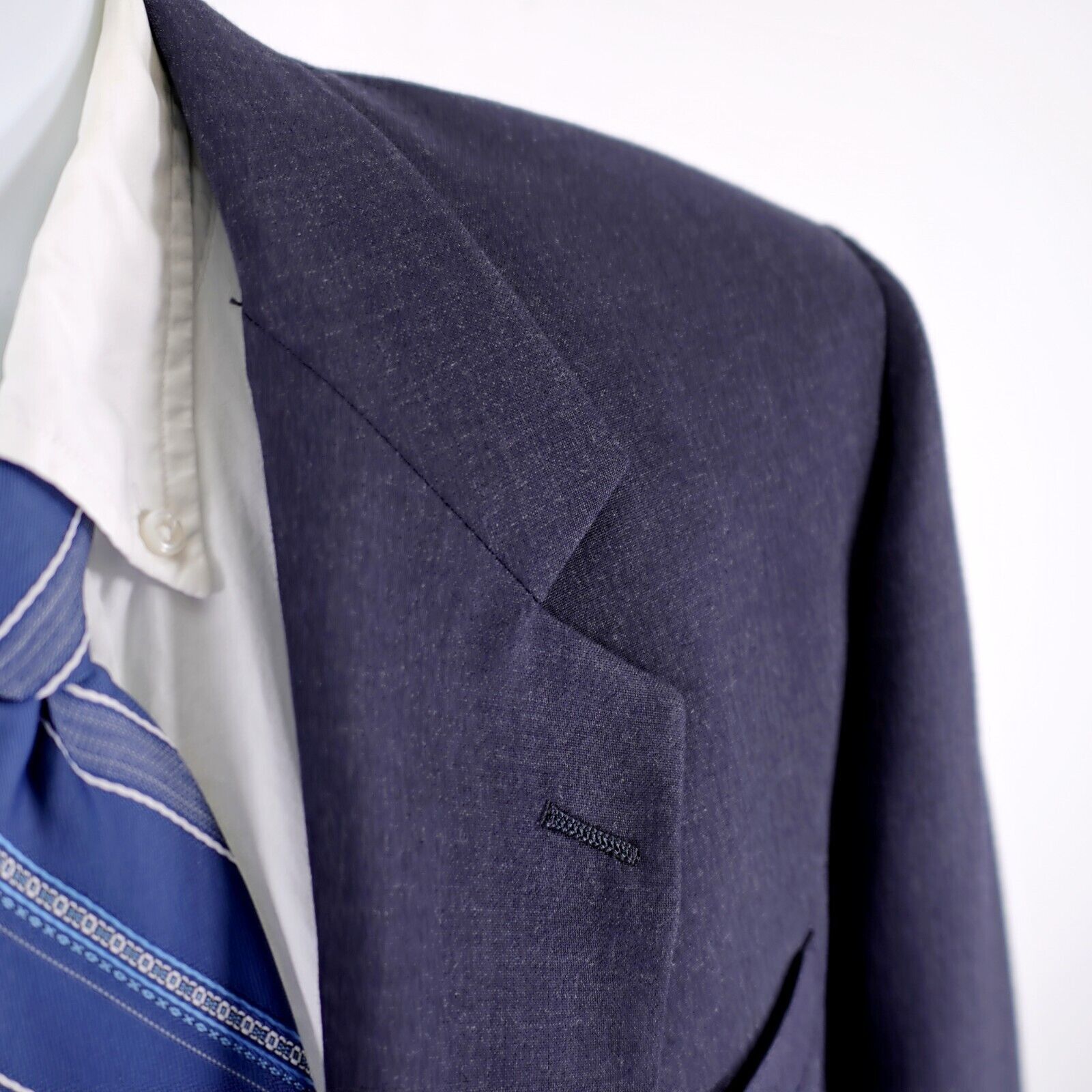 Hart Schaffner Marx Hart Schaffner Marx Blue Wool 2 Button Blazer 42R Portly Size 42R - 2 Thumbnail