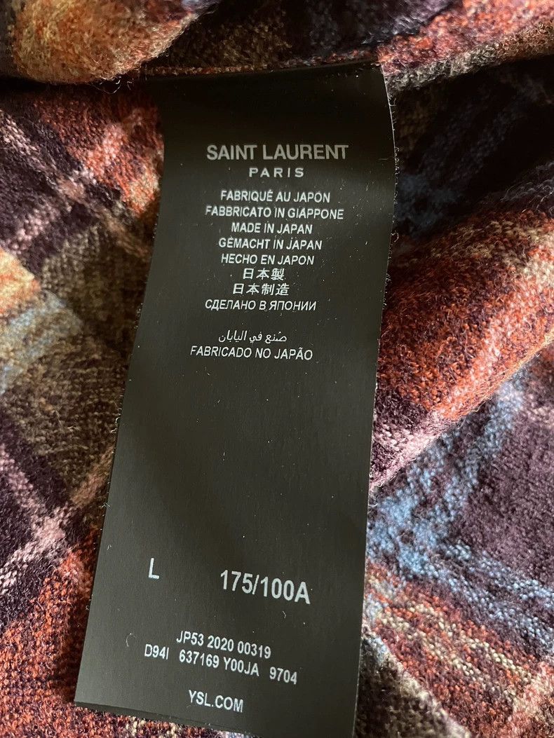 Saint Laurent Paris Saint Laurent Paris Wool short-sleeved shirt 2505-Nextarrow Size US L / EU 52-54 / 3 - 6 Thumbnail