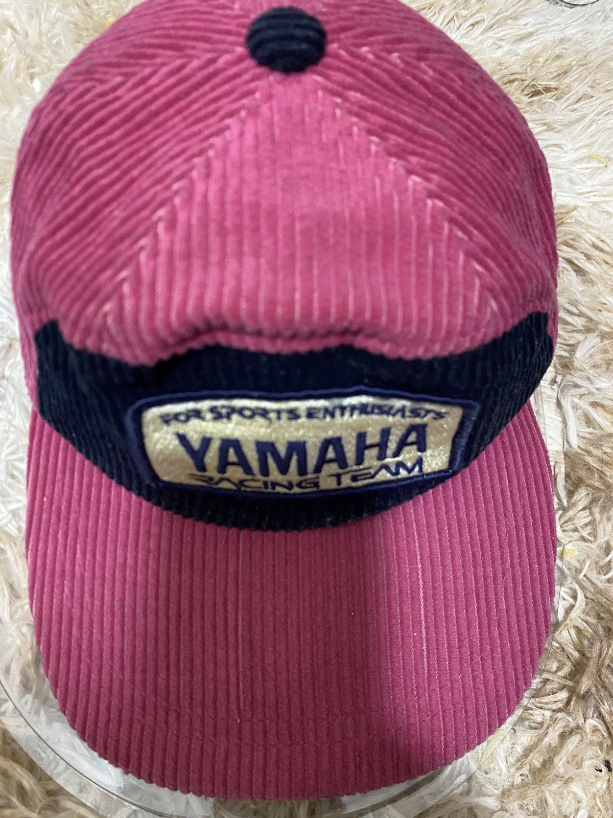 Yamaha Vintage 80s/90s Yamaha Racing Team Corduroy Cap – Size ONE SIZE - 1 Thumbnail