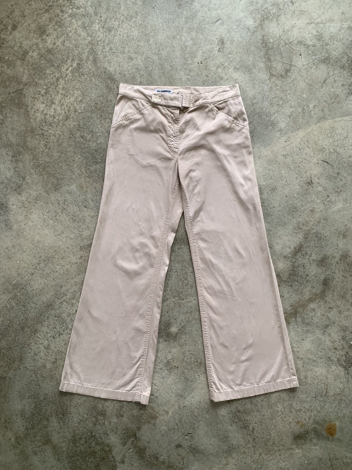 Jil Sander Cotton Wide Leg pants