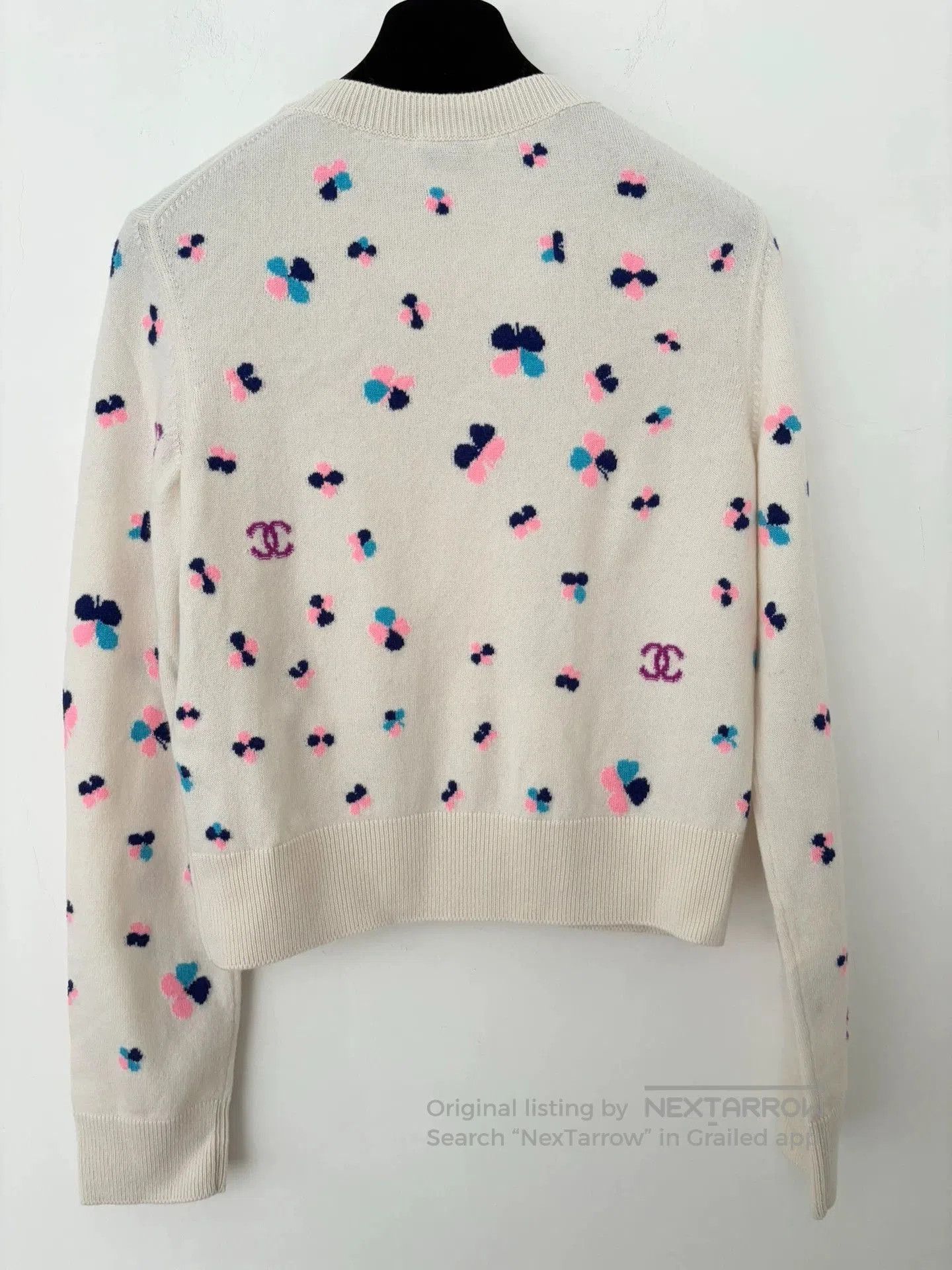 Chanel Chanel 24P Clover Cashmere Cardigan. Size US S / EU 44-46 / 1 - 2 Thumbnail