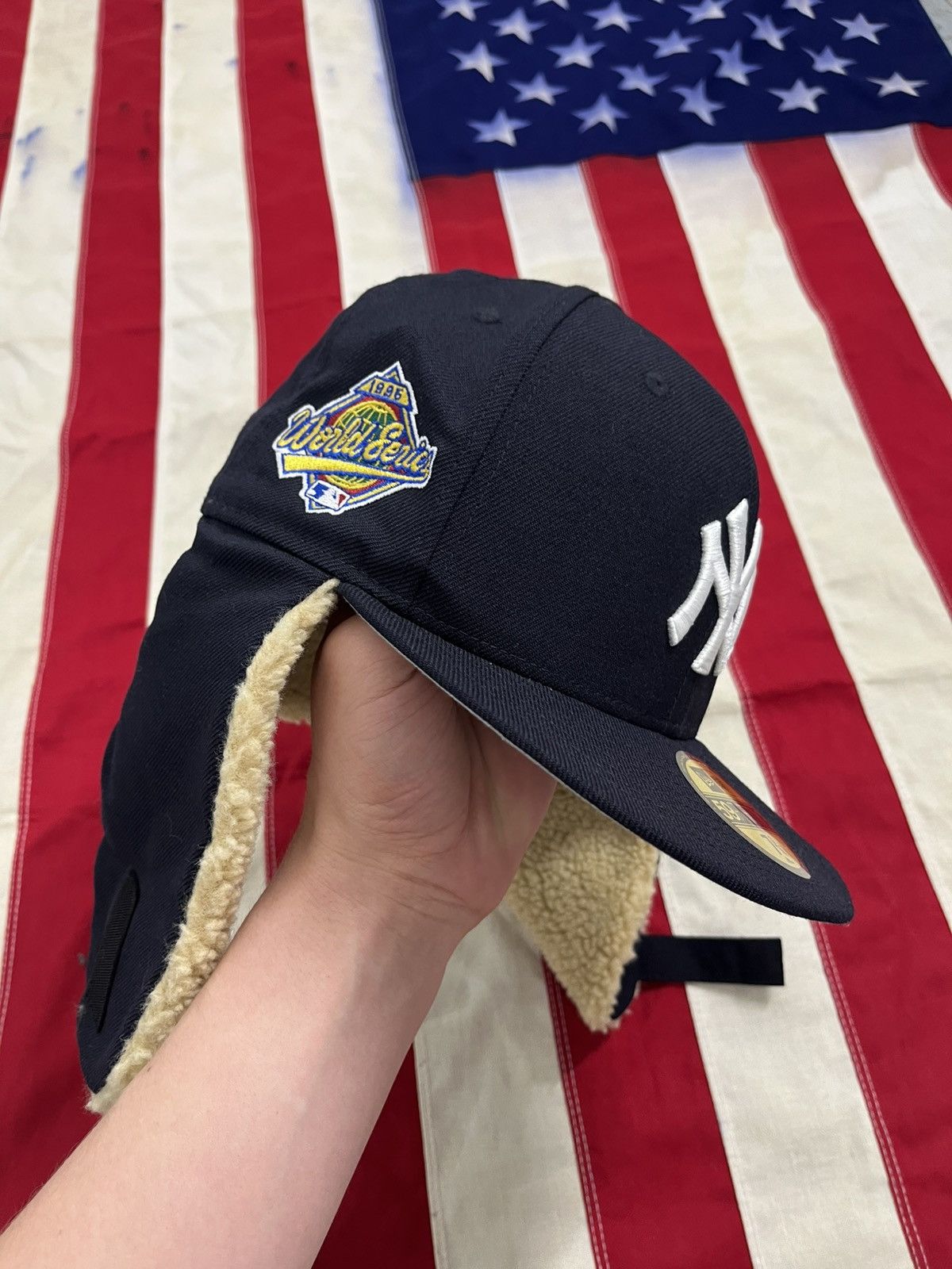 Cooperstown Collection New Era New York Yankees Wool Ear Flap 59FIFTY Fitted Cap Size ONE SIZE - 2 Thumbnail
